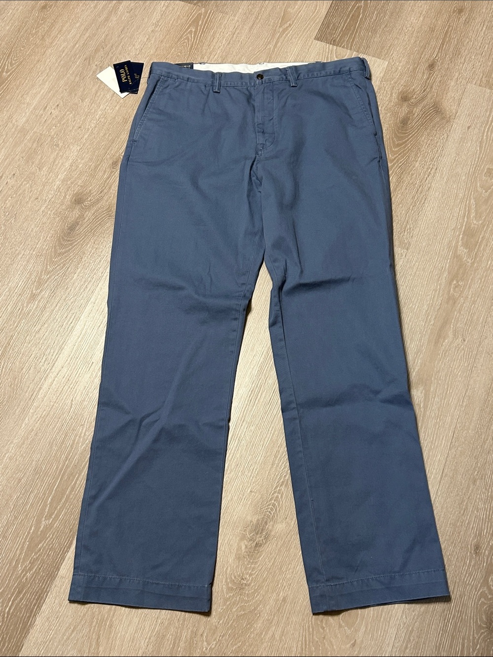 Polo Ralph Lauren NWT Men's Classic Straight Fit Blue Chino Pants Sz 36x32